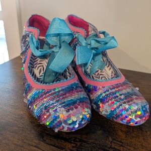 Sparkly Blue Sequin Ruby Shoo Heels